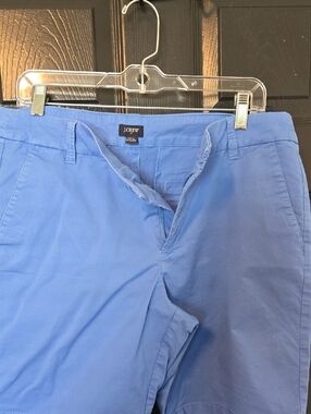 J. Crew  Blue Women's Frankie 9" Chino Shorts